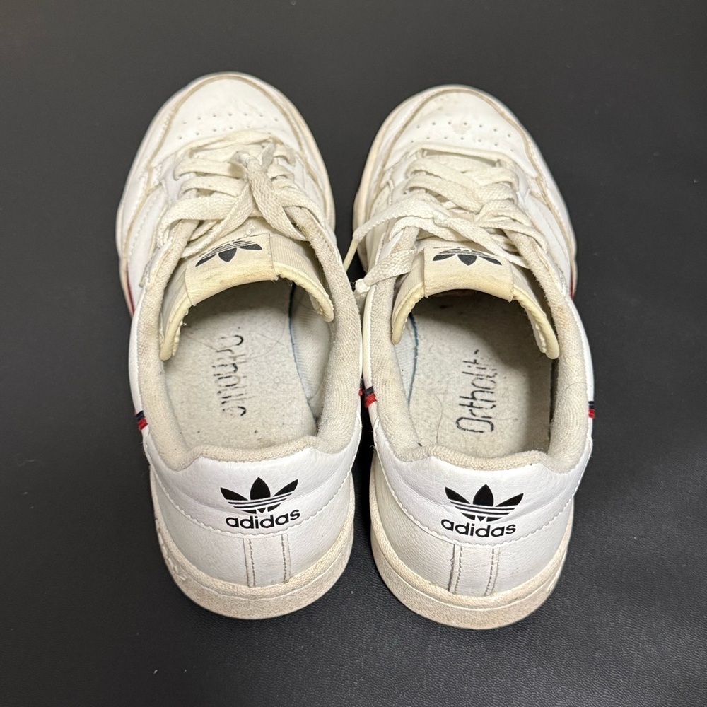 Adidas White Sneakers with Red and Black Details - Picture 4 of 8